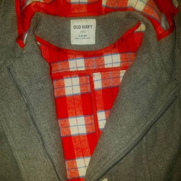 Old navy whool flannel lined peacoat - Picture 6 of 8
